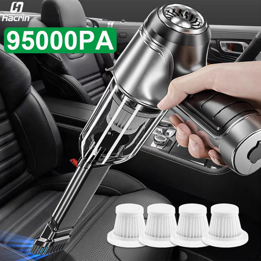 CAR VACCUM CLEANER  95000PA|STRONG SUCTION|WIRELESS|CAR|HOME|BRUSHLESS MOTOR