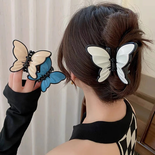 BUTTERFLY ACRYLIC  HAIR CLIPS CLAW FOR WOMEN|FOR THE GYM|RUNNING ERRANDS