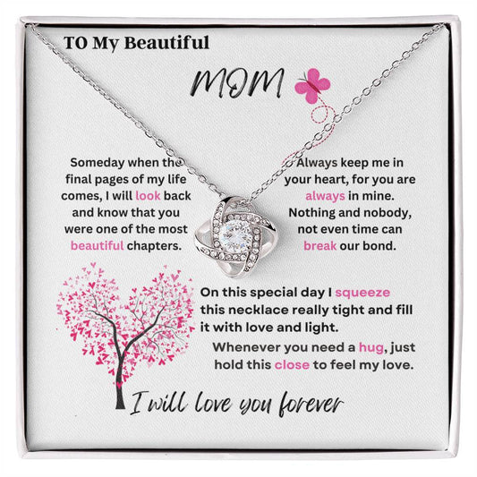 LOVEKNOT  NECKLACE FOR YOUR MOM ON MOTHER'S DAY